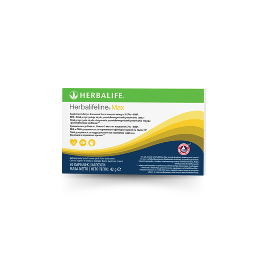 Herbalifeline Max хранителна добавка с Омега-3 мастни киселини - 30 капсули
